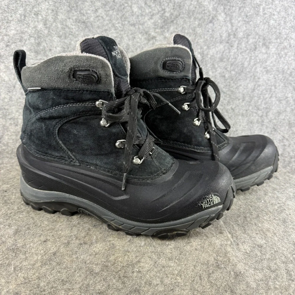 The North Face Chilkat II Mens Black Waterproof Insulated Winter Boots AWMC 10
